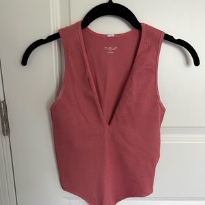 BDG seamless v-neck bodysuit
